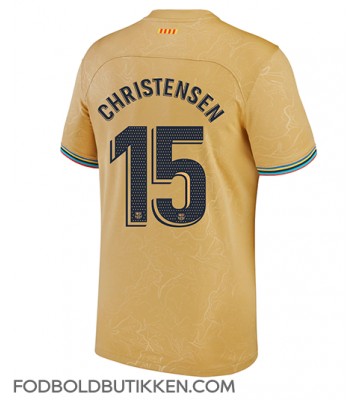 Barcelona Andreas Christensen #15 Udebanetrøje 2022-23 Kortærmet